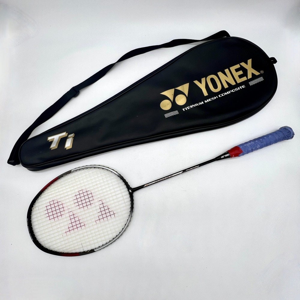 YONEX Ti10 3UG4 Titanium Mesh Composite Badminton Long Muscle Power Frame w Case